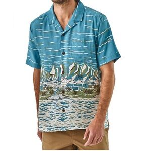 RARE patagonia pataloha short sleeve button up XXL 2019 limited edition tropical